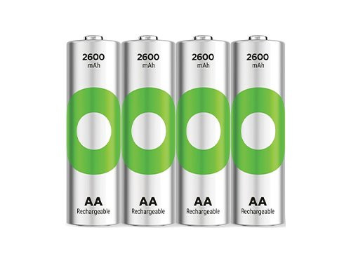 GP NiMH oplaadbare batterij AA 2600mA blister(4)