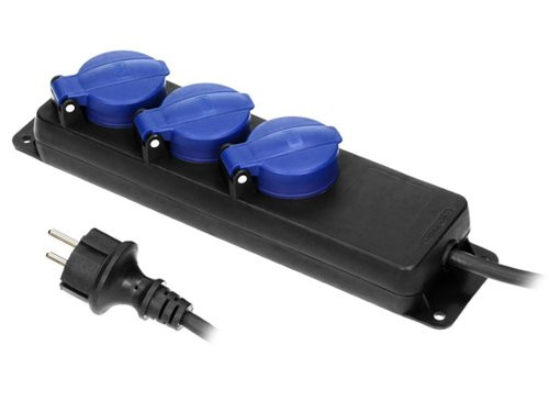 SWD TCD zwart IP44 H05 3x1,5qmm 3m 3V met klep