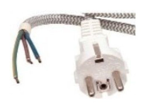 Strijkijzersnoer 3x0.75qmm omwoeld 3m