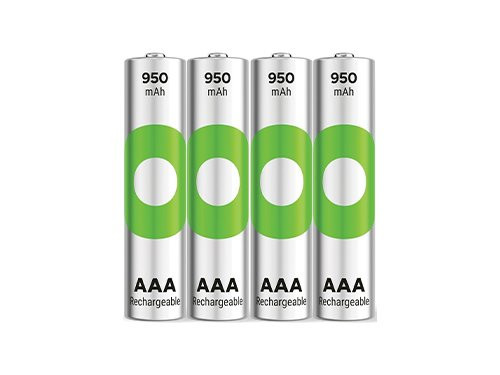 Foto van GP NiMH oplaadbare batterij AAA 950mA blister(4) GP NiMH oplaadbare batterij AAA 950mA blister(4)
