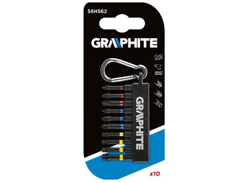 Bitset 10-delig lang in houder met haak