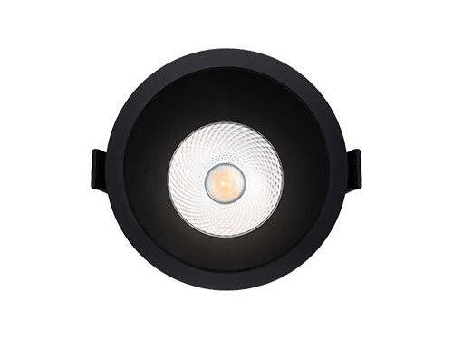 LED downlighter zwart reflector 6W 3000K dimbaar
