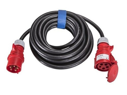 CEE verlengsnoer 25m 32A 5x4qmm H07 IP44