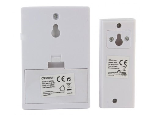 Draadloze deurbel set 80m wit