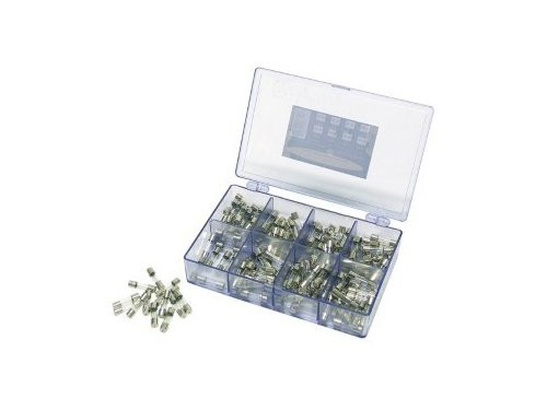 Assortimentsdoos glaszekeringen 5x20mm snel