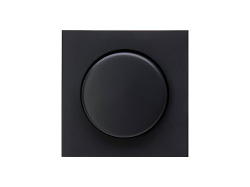 Kopp HK07 antraciet afdekplaat + knop dimmer