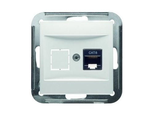 Foto van PEHA Badora LW inbouw unit UTP CAT6 RJ45 enkel PEHA Badora LW inbouw unit UTP CAT6 RJ45 enkel