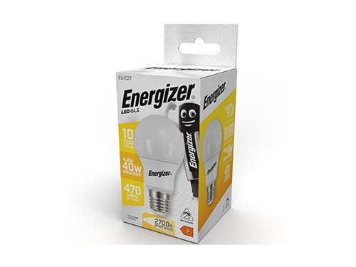 Foto van Energizer LED GLS E27 4,9-40W 2700K mat Energizer LED GLS E27 4,9-40W 2700K mat