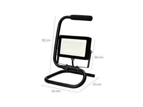 Foto van LED Bouwlamp 30W op statief 6400K IP65 LED Bouwlamp 30W op statief 6400K IP65