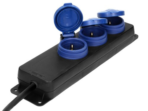 SWD TCD zwart IP44 H05 3x1,5qmm 5m 3V met klep