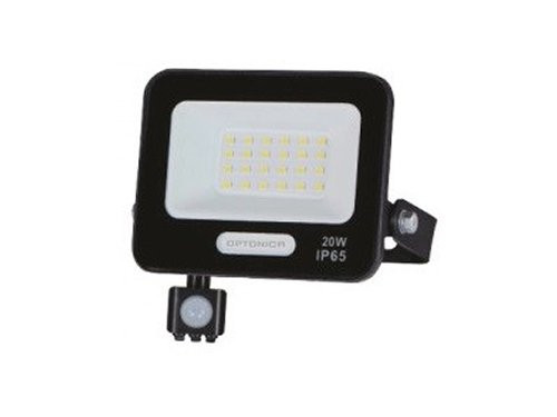 Foto van LED Bouwlamp 20W 3000K zwart + sensor LED Bouwlamp 20W 3000K zwart + sensor