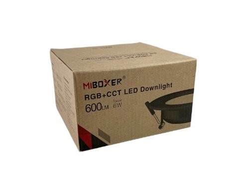 RGB-CCT LED Downlighter 6W zwart