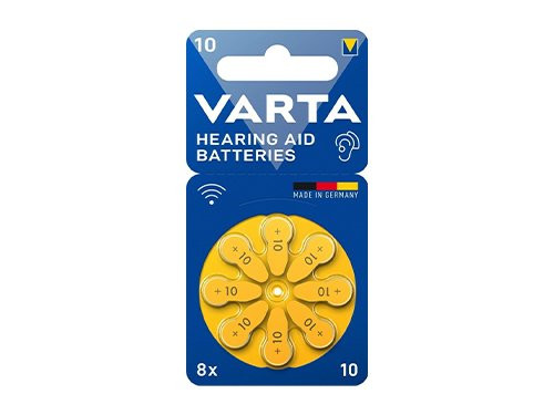 Foto van Varta gehoor batterij V10 blister(8) Varta gehoor batterij V10 blister(8)