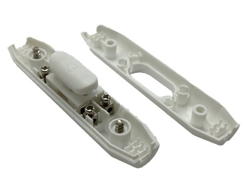 Snoerschakelaar rond design transparant 2A