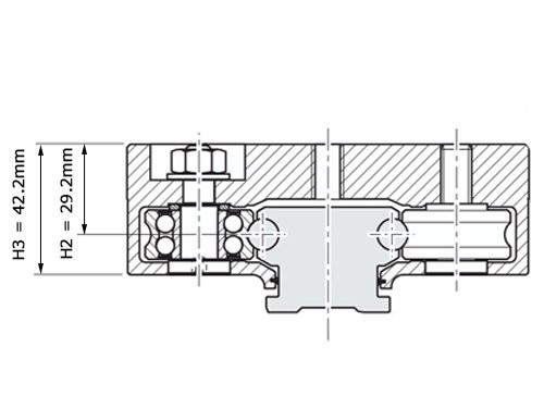 Foto van Bosch Rexroth Looprollenwagen Aluminium LWA-052-SNS-FN-E-0 Bosch Rexroth Looprollenwagen Aluminium LWA-052-SNS-FN-E-0