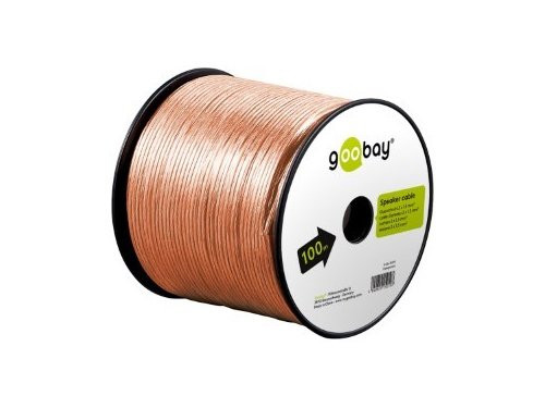 Luidsprekersnoer 2 x 1,5qmm transparant