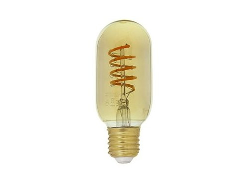 Foto van Nordlux LED T45 E27 4,5-35W 2000K filament spiraal gold dimbaar Nordlux LED T45 E27 4,5-35W 2000K filament spiraal gold dimbaar