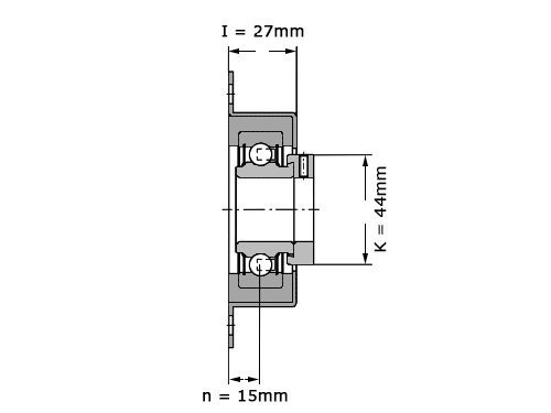 Foto van INA Lagerblok Ovaal RCSMF30 (30mm) INA Lagerblok Ovaal RCSMF30 (30mm)