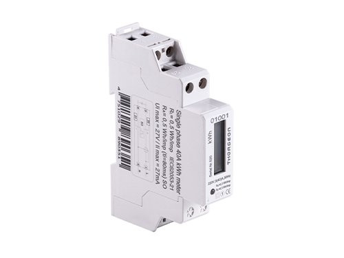 KWH meter 1-fase digitaal 40A + puls