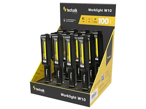 Technik LED werklamp COB met magneet 3xAAA 100 lumen