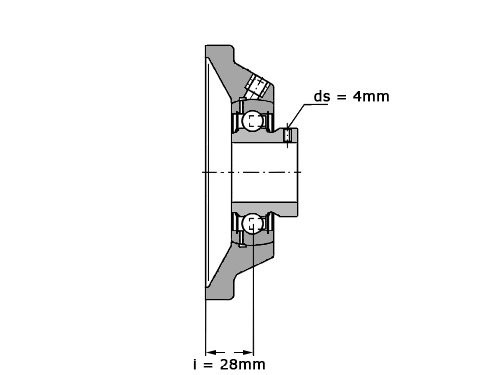 INA Lagerblok Vierkant PCJY50 N (50mm)