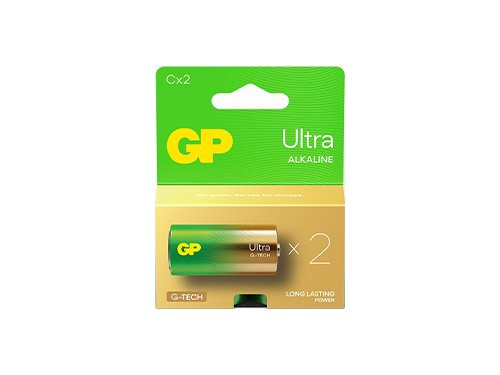 Foto van GP Ultra Alkaline batterij C blister(2) GP Ultra Alkaline batterij C blister(2)