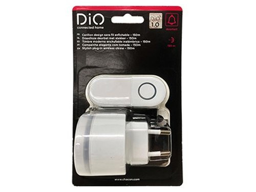 DiO Draadloze deurbel set Plug-in design mini 150m