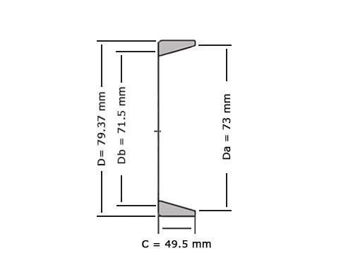 SKF Kegellager 18620 Q (0.12x65.72x79.38mm))