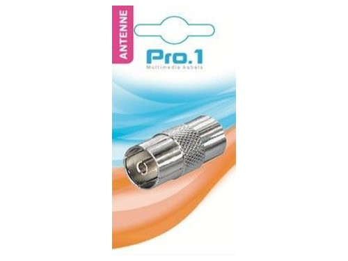 Coax verbinder male-male