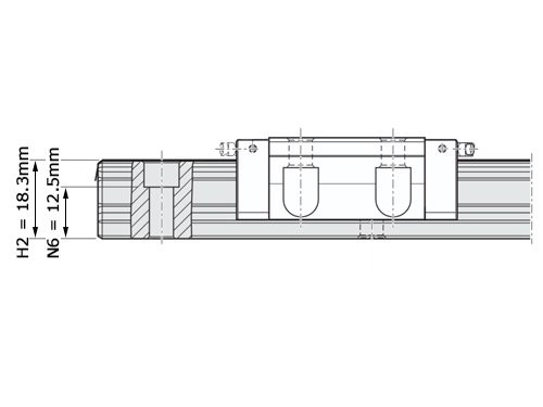 Foto van Bosch Rexroth Kogelwagen Koolstofstaal KWD-020-CNS-C1-H-1 Met Kogelketting Bosch Rexroth Kogelwagen Koolstofstaal KWD-020-CNS-C1-H-1 Met Kogelketting