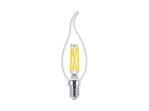 Philips LED tipkaars E14 3,4-40W filament helder WarmGlow blister