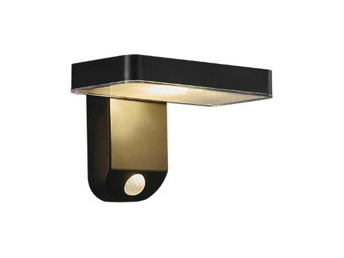 LED Solar wandlamp Rica 5W 3000K zwart IP44
