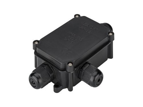 Foto van Waterdichte kabelkoppeling IP66 drieweg met wartel Waterdichte kabelkoppeling IP66 drieweg met wartel