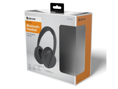 Foto van Draadloze headset Bluetooth mat zwart Draadloze headset Bluetooth mat zwart