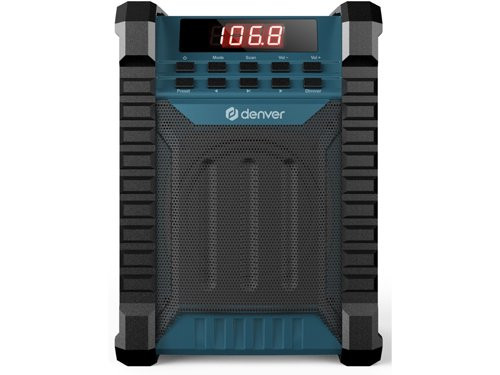 Bouwradio met FM en Bluetooth oplaadbaar