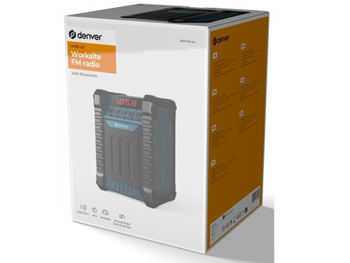 Bouwradio met FM en Bluetooth oplaadbaar