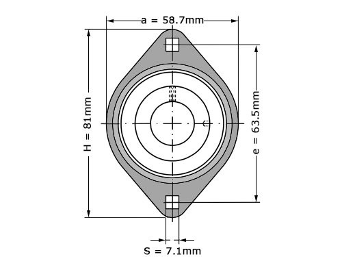 Foto van INA Lagerblok Plaatstaal Ovaal RAT15 (15mm) INA Lagerblok Plaatstaal Ovaal RAT15 (15mm)
