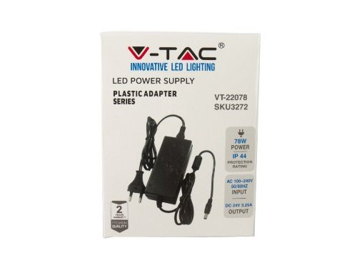 Led stekker driver 24V 78W voor LED strips