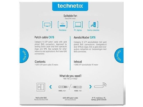 Patchkabel UTP CAT6 15m wit