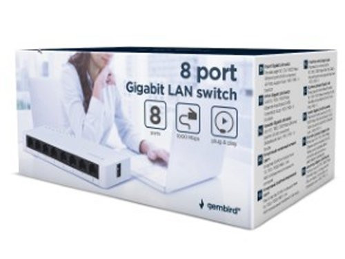 Netwerk switch 8 Poorts 10/100/1000Mbps