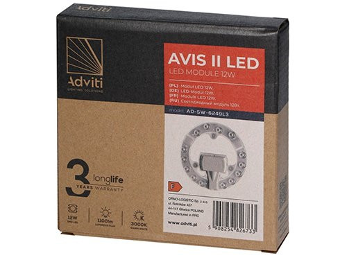 Foto van LED magneet module 230V 12W 3000K LED magneet module 230V 12W 3000K