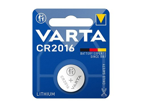 Foto van Varta CR2016 lithium knoopcel batterij 3V blister(1) Varta CR2016 lithium knoopcel batterij 3V blister(1)