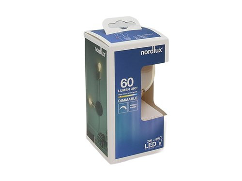 Foto van Nordlux LED GLS E27 2-6W 1800K DASH amber dimbaar Nordlux LED GLS E27 2-6W 1800K DASH amber dimbaar