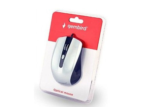 Optische muis bedraad USB zwart/zilver