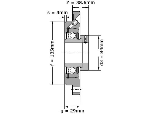 INA Lagerblok Rond PME60 N (60mm)