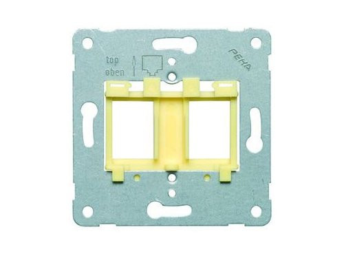 Foto van PEHA draagframe 2XRJ45 voor UTP keystone PEHA draagframe 2XRJ45 voor UTP keystone