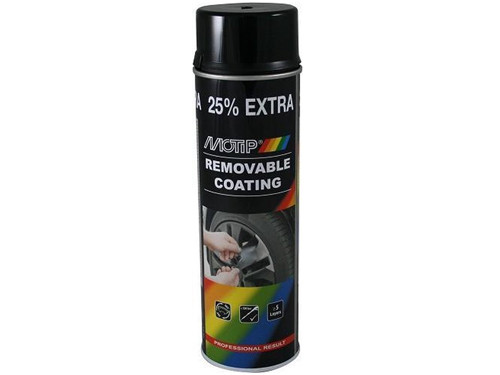 Motip Spuitbus Sprayplast Mat Zwart 500ML