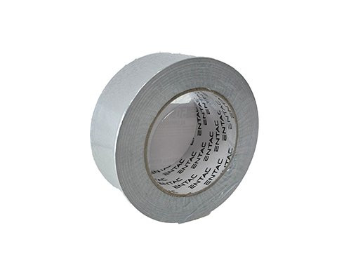 Aluminium tape 50mm rol 50m zilver