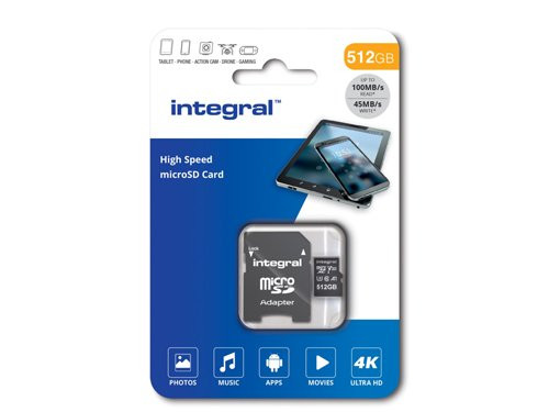 Micro SD geheugenkaart V30 512GB