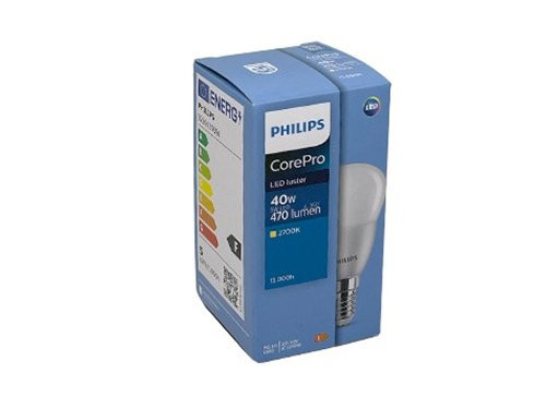 Foto van Philips LED kogel E14 5-40W 2700K mat Philips LED kogel E14 5-40W 2700K mat